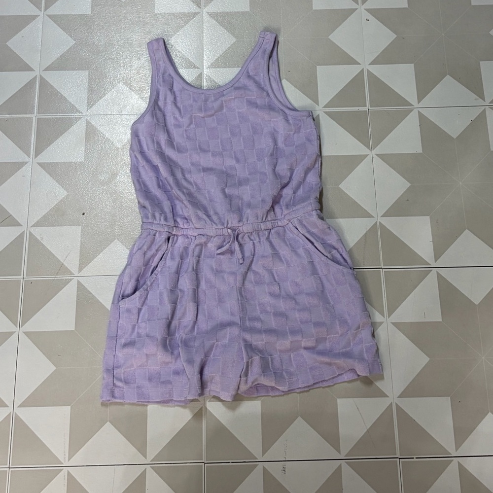 Old Navy Kids Lilac Textured Romper